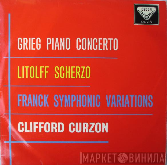 , Edvard Grieg , Henry Litolff , César Franck  Clifford Curzon  - Piano Concerto / Scherzo / Symphonic Variations
