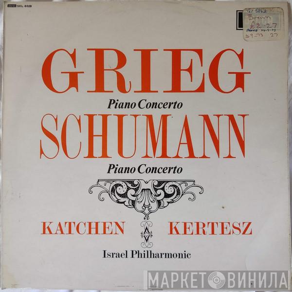 , Edvard Grieg - Robert Schumann , Julius Katchen , István Kertész  Israel Philharmonic Orchestra  - Piano Concerto / Piano Concerto