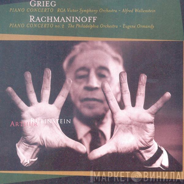 / Edvard Grieg , Sergei Vasilyevich Rachmaninoff , Arthur Rubinstein , Eugene Ormandy , The Philadelphia Orchestra , Alfred Wallenstein  RCA Victor Symphony Orchestra  - Piano Concerto / Piano Concerto No. 2