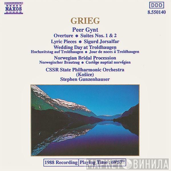 - Edvard Grieg , Slovak State Philharmonic Orchestra, Košice  Stephen Gunzenhauser  - Peer Gynt / Lyric Pieces / Sigurd Jorsalfar / Wedding Day at Troldhaugen / Norwegian Bridal Procession