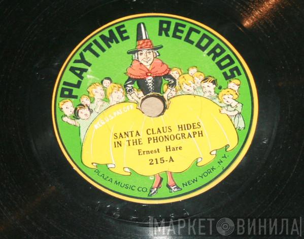 / Ernest Hare  Arthur Hall   - Santa Claus Hides In The Phonograph / Santa Claus Will Soon Be Here