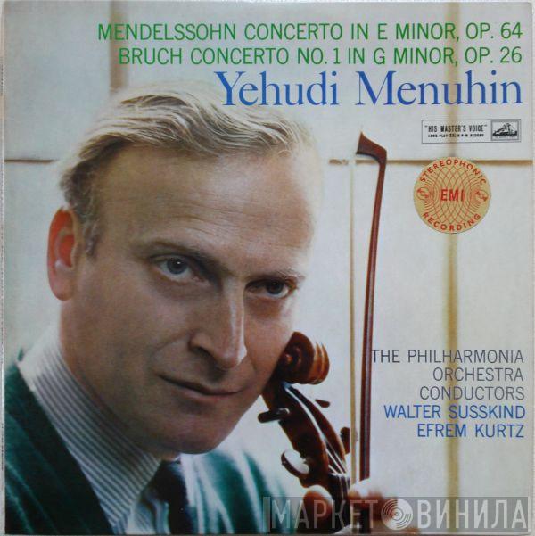 / Felix Mendelssohn-Bartholdy ; Max Bruch , The Yehudi Menuhin , Philharmonia Orchestra , Walter Susskind  Efrem Kurtz  - Concerto In E Minor, Op. 64 / Concerto No.1 In G Minor, Op. 26