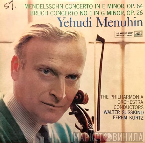 / Felix Mendelssohn-Bartholdy - Max Bruch , Yehudi Menuhin , Philharmonia Orchestra , Walter Susskind  Efrem Kurtz  - Concerto In E Minor, Op. 64 / Concerto No.1 In G Minor, Op. 26