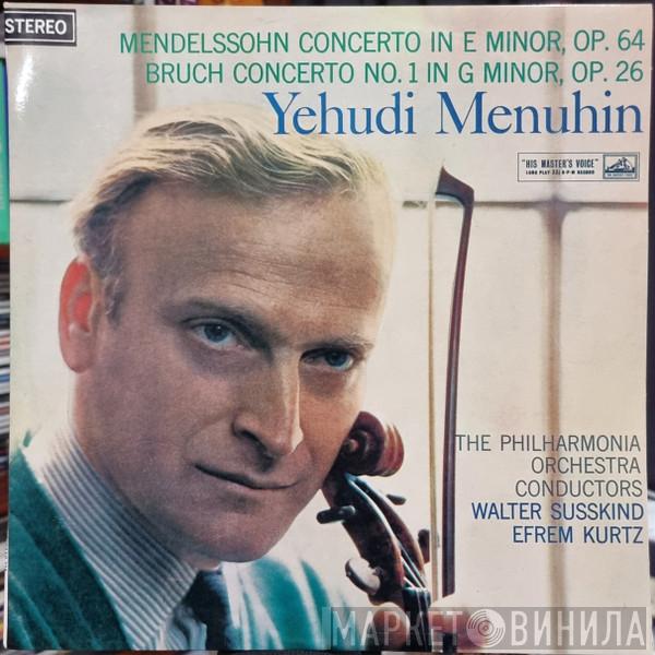 / Felix Mendelssohn-Bartholdy - Max Bruch , Yehudi Menuhin conductors Philharmonia Orchestra , Walter Susskind  Efrem Kurtz  - Concerto In E Minor, Op. 64 / Concerto No.1 In G Minor, Op. 26