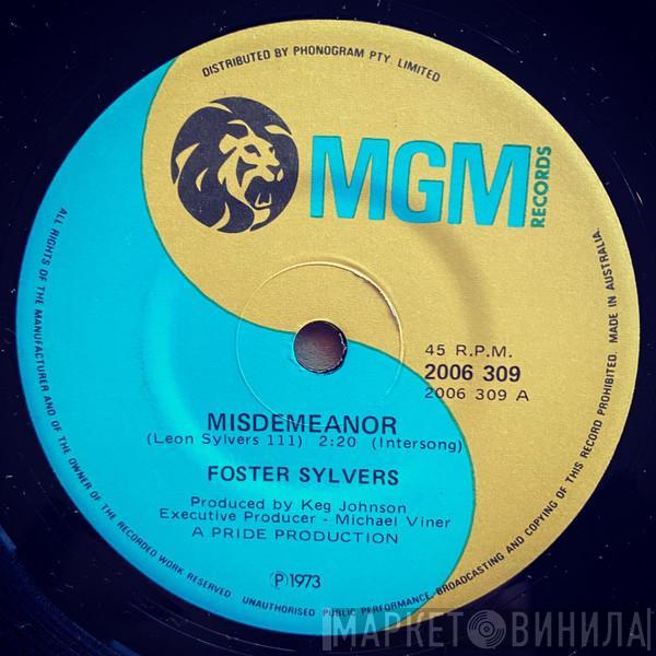/ Foster Sylvers  The Sylvers  - Misdemeanor / So Close