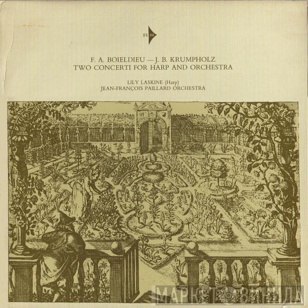- François-Adrien Boieldieu , Johann Baptist Krumpholtz (Harp) / Lily Laskine  Orchestre De Chambre Jean-François Paillard  - Two Concerti For Harp And Orchestra