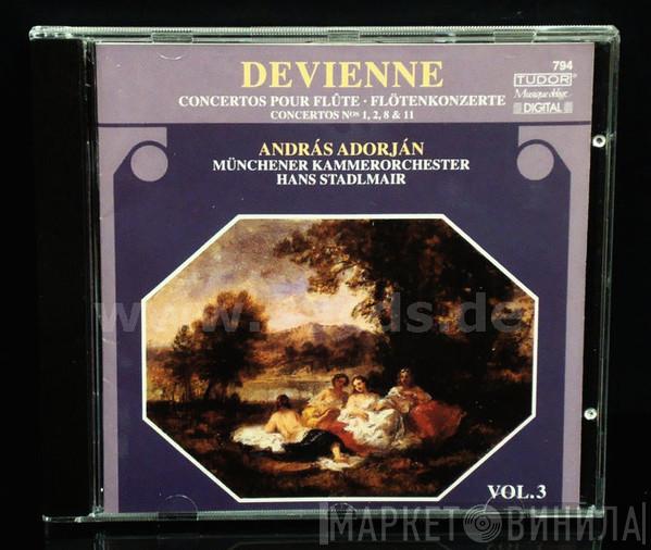 , François Devienne , András Adorján  Hans Stadlmair  - Concertos Pour Flute / Flötenkonzerte - Vol. 3