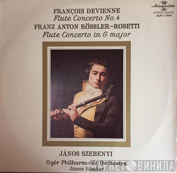 / François Devienne / František Antonín Rössler • Győri Filharmonikus Zenekar • János Szebenyi  Janos Sandor  - Flute Concerto No. 4 / Flute Concerto In G Major