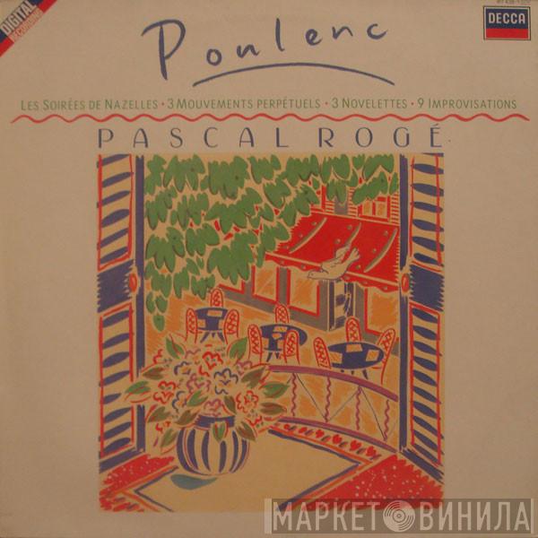• Francis Poulenc  Pascal Rogé  - Piano Works • Ouvres Pour Piano • Klavierwerke / Les Soirées De Nazelles • 3 Mouvements Perpétuels • 3 Novelettes • 9 Improvisations