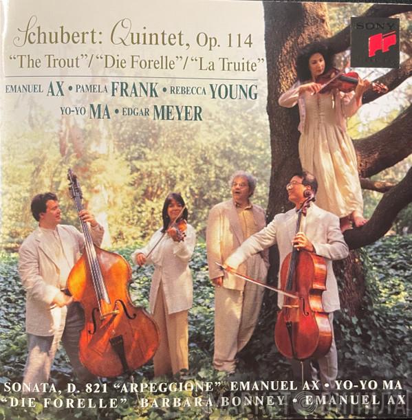 , Franz Schubert , Emanuel Ax , Pamela Frank , Rebecca Young , Yo-Yo Ma , Edgar Meyer  Barbara Bonney  - Quintet Op. 114 "The Trout"/"Die Forelle"/"La Truite"