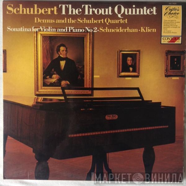 , Franz Schubert · Jörg Demus , Schubert-Quartett · Wolfgang Schneiderhan  Walter Klien  - The Trout Quintet / Sonatina For Violin And Piano No. 2