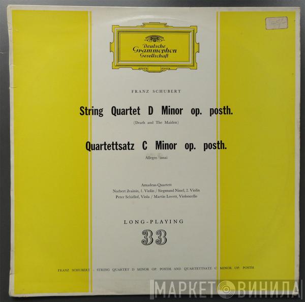 / Franz Schubert  Amadeus-Quartett  - String Quartet D Minor Op.Posth. / Quartet Movement C Minor Op.Posth.