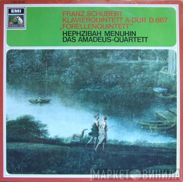 , Franz Schubert / Hephzibah Menuhin  Amadeus-Quartett  - Klavierquintett  A-Dur, D. 667 „Forellenquintett“