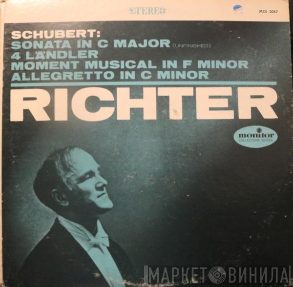 , Franz Schubert  Sviatoslav Richter  - Sonata In C Major (Unfinished) / 4 Ländler / Moment Musical In F Minor / Allegretto In C Minor