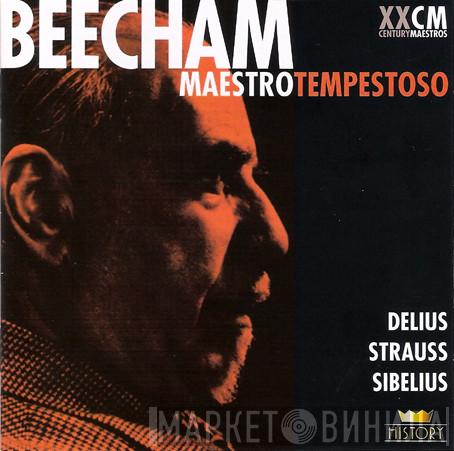/ Frederick Delius / Richard Strauss - Jean Sibelius , The London Philharmonic Orchestra , The New York Philharmonic Orchestra  Sir Thomas Beecham  - Maestro Tempestoso