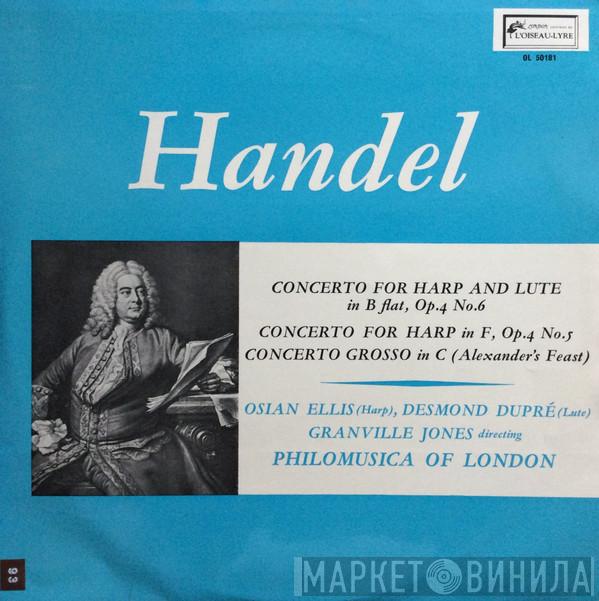 / Georg Friedrich Händel / Philomusica Of London  Granville Jones  - Harp And Lute Concertos / Concerto Grosso (Alexander's Feast)