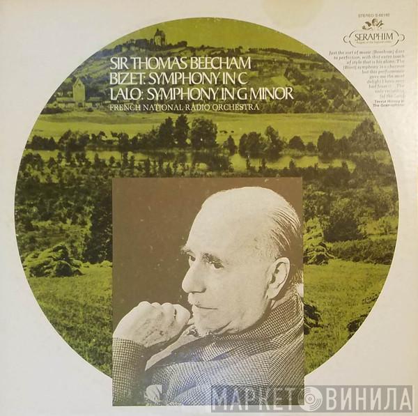 , Georges Bizet , Édouard Lalo , Orchestre National De La R.T.F.  Sir Thomas Beecham  - Symphony In C Major / Symphony In G Minor