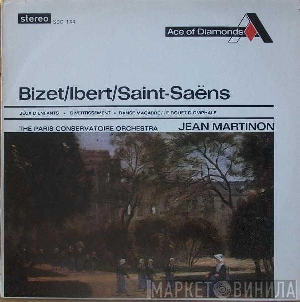 / Georges Bizet / Jacques Ibert , Camille Saint-Saëns , Orchestre De La Société Des Concerts Du Conservatoire  Jean Martinon  - Divertissement / Jeux D'Enfants / Danse Macabre / Le Rouet D'Omphale