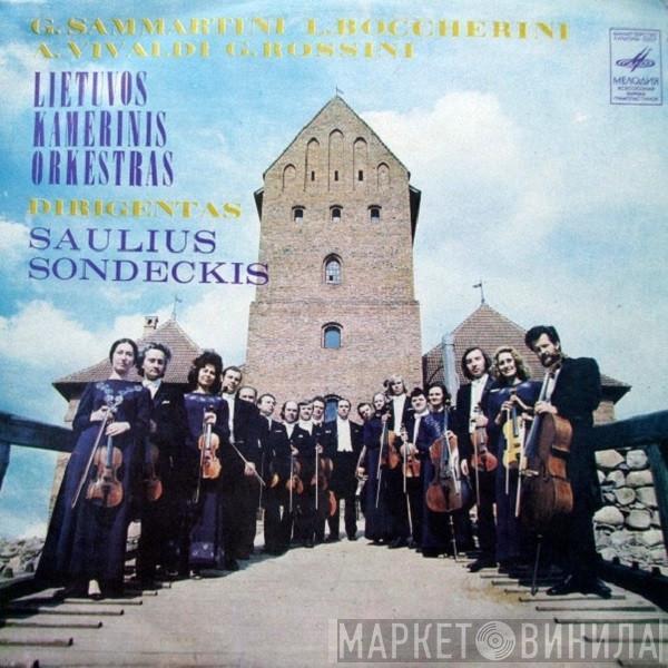 / Giuseppe Sammartini / Luigi Boccherini / Antonio Vivaldi - Gioacchino Rossini , Lithuanian Chamber Orchestra  Saulius Sondeckis  - Italų Muzika