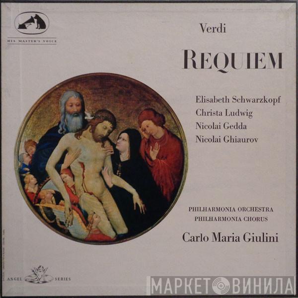 - Giuseppe Verdi / Elisabeth Schwarzkopf / Christa Ludwig / Nicolai Gedda / Nicolai Ghiaurov / Philharmonia Orchestra / Philharmonia Chorus  Carlo Maria Giulini  - Requiem