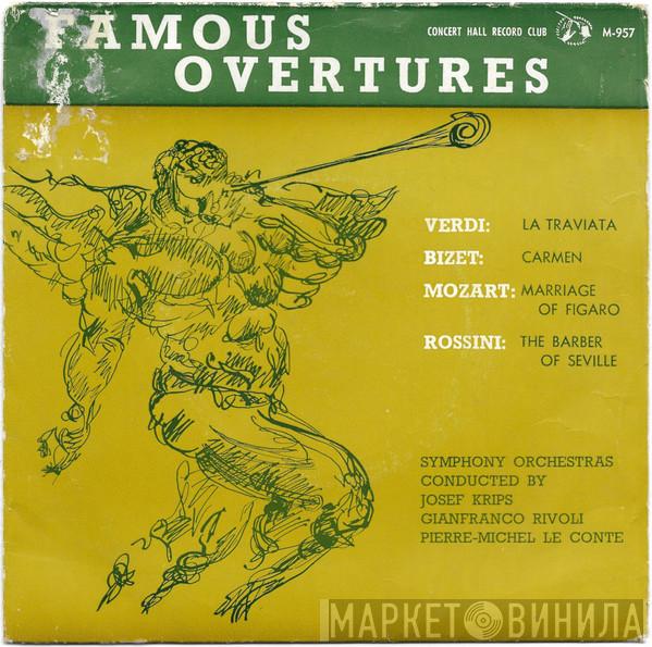 / Giuseppe Verdi / Georges Bizet / Wolfgang Amadeus Mozart  Gioacchino Rossini  - Famous Overtures
