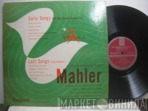 , Gustav Mahler , Alfred Poell , Anny Felbermayer , Felix Prohaska  Orchester Der Wiener Staatsoper  - Early Songs from Des Knaben Wunderhorn / Last Songs From Ruckert