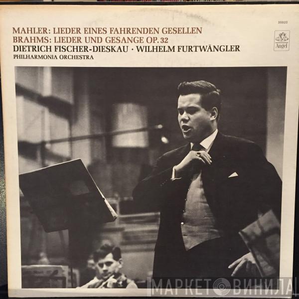 , Gustav Mahler , Johannes Brahms , Dietrich Fischer-Dieskau , Wilhelm Furtwängler , Philharmonia Orchestra  Hertha Klust  - Songs Of A Wayfarer (Lieder Eines Fahrenden Gesellen) / Lieder Und Gesange Op.32