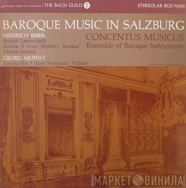 / Heinrich Ignaz Franz Biber / Georg Muffat  Concentus Musicus Wien  - Baroque Music in Salzburg
