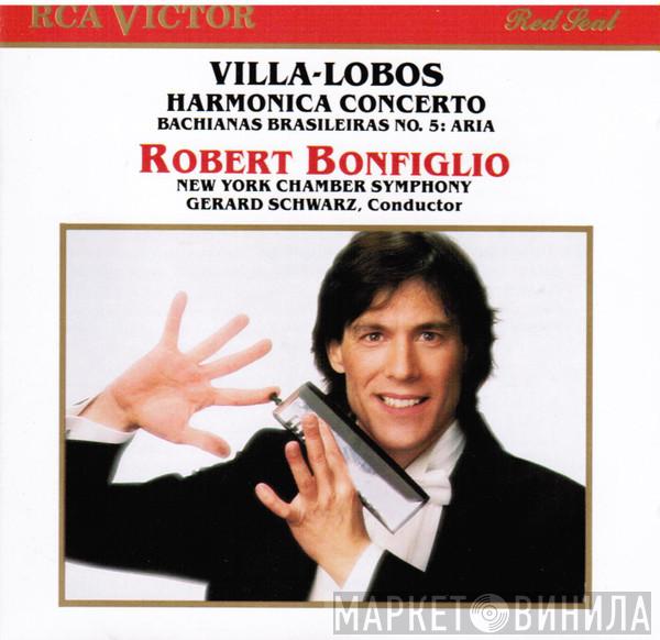 , Heitor Villa-Lobos , Robert Bonfiglio , New York Chamber Symphony  Gerard Schwarz  - Harmonica Concerto / Bachianas Brasileiras No. 5: Aria