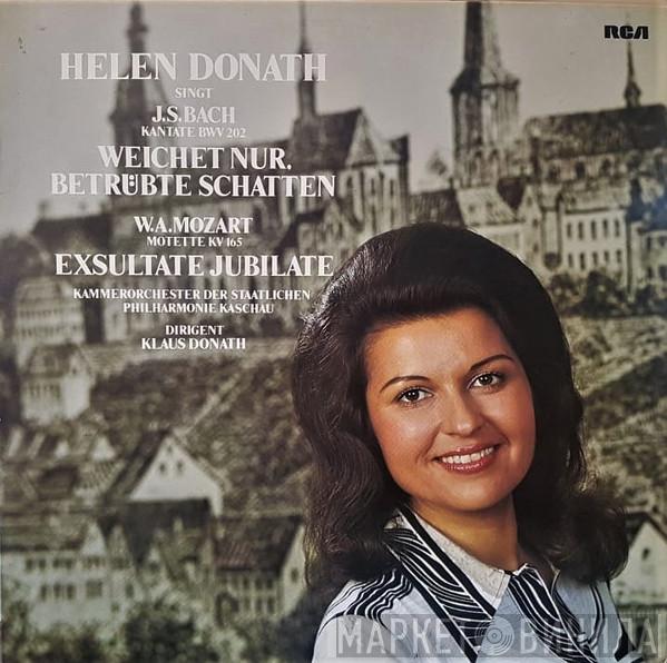 / Helen Donath , Klaus Donath / Johann Sebastian Bach  Wolfgang Amadeus Mozart  - Weichet Nur Betrübte Schatten / Exsultate Jubilate