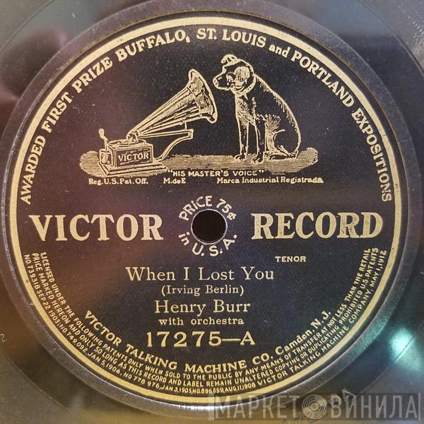 / Henry Burr  Frederick Wheeler  - When I Lost You / The Hour Of Love