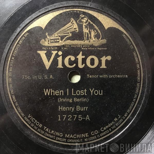 / Henry Burr  Frederick Wheeler  - When I Lost You / The Hour Of Love