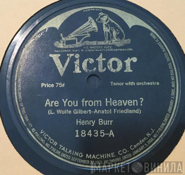 / Henry Burr  Sterling Trio  - Are You From Heaven? / Give Me The Right To Love You