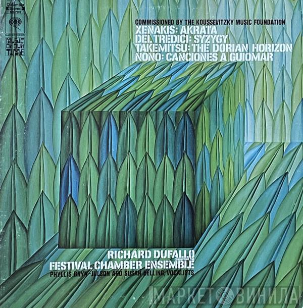 / Iannis Xenakis / David Del Tredici / Toru Takemitsu - Luigi Nono Conducting The Richard Dufallo , Festival Chamber Ensemble And Phyllis Bryn-Julson  Susan Belling  - Akrata / Syzygy / The Dorian Horizon / Canciones A Guiomar