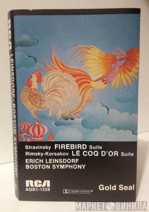 / Igor Stravinsky - Nikolai Rimsky-Korsakov / Erich Leinsdorf  Boston Symphony Orchestra  - Firebird Suite / Le Coq D'Or Suite