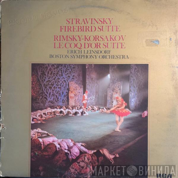 / Igor Stravinsky - Nikolai Rimsky-Korsakov / Erich Leinsdorf  Boston Symphony Orchestra  - The Firebird / Le Coq D'Or