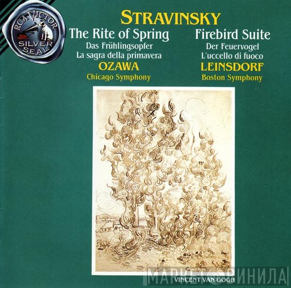 , Igor Stravinsky , Seiji Ozawa , The Chicago Symphony Orchestra , Erich Leinsdorf  Boston Symphony Orchestra  - The Rite Of Spring / Firebird Suite