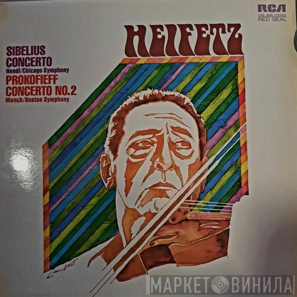 - Jascha Heifetz , Jean Sibelius  Sergei Prokofiev  - Concerto / Concerto No. 2