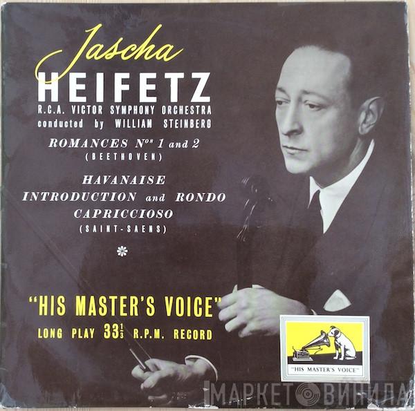 , Jascha Heifetz , William Steinberg / Ludwig van Beethoven  Camille Saint-Saëns  - Romances / Introduction Et Rondo Capriccioso, Havanaise