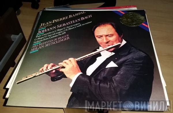 , Jean-Pierre Rampal , Ars Rediviva Ensemble - Milan Munclinger  Johann Sebastian Bach  - Flute Concertos In C Major; G Major & E Minor / Sinfonia From Cantata No. 209