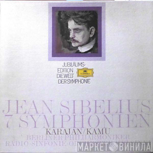 – Jean Sibelius / Herbert von Karajan , Okko Kamu / Berliner Philharmoniker  Radion Sinfoniaorkesteri  - 7 Symphonien