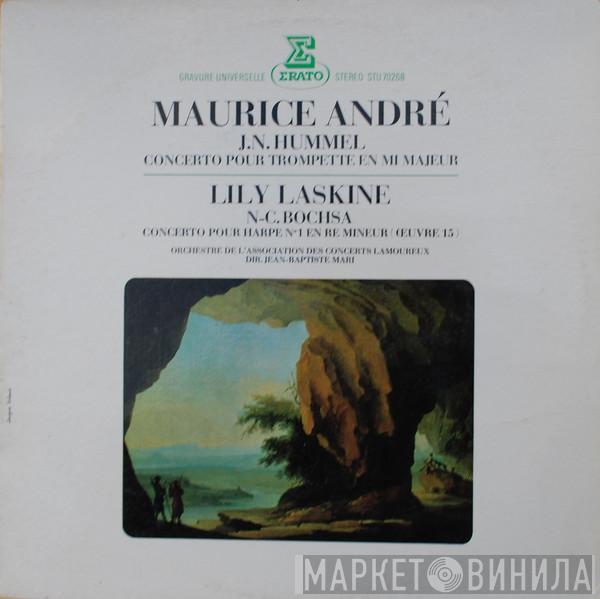 , Johann Nepomuk Hummel / Maurice André , Robert-Nicholas-Charles Bochsa  Lily Laskine  - Concerto Pour Trompette En Mi Majeur / Concerto Pour Harpe No.1 En Ré Mineur (Oeuvre 15)