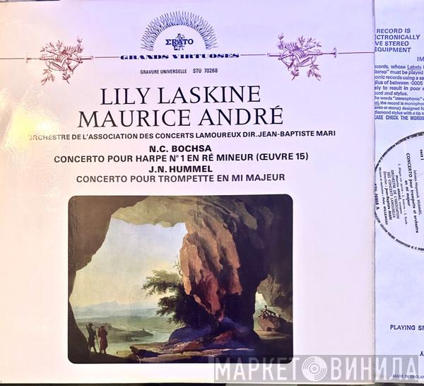 , Johann Nepomuk Hummel / Maurice André , Robert-Nicholas-Charles Bochsa  Lily Laskine  - Concerto Pour Trompette En Mi Majeur / Concerto Pour Harpe No.1 En Ré Mineur (Oeuvre 15)