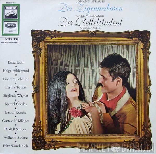 , Johann Strauss Jr. / Carl Millöcker , Berliner Philharmoniker  Werner Schmidt-Boelcke  - Der Zigeunerbaron / Der Bettelstudent