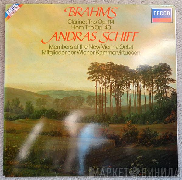 , Johannes Brahms , András Schiff  Mitglieder Des Wiener Oktetts  - Clarinet Trio Op. 114 / Horn Trio Op. 40