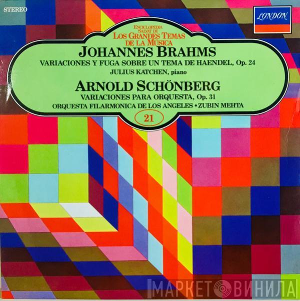 / Johannes Brahms  Arnold Schoenberg  - Variaciones Y Fuga Sobre Un Tema De Haendel Op. 24 / Variaciones Para Orquesta Op. 31