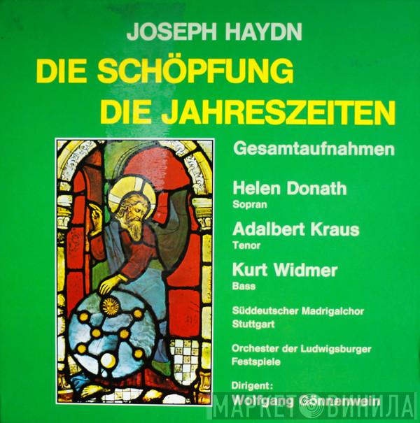 - Joseph Haydn , Helen Donath , Adalbert Kraus , Kurt Widmer , Der Süddeutsche Madrigalchor Dirigent: Orchester Der Ludwigsburger Schlossfestspiele  Wolfgang Gönnenwein  - Die Schöpfung / Die Jahreszeiten (Gesamtaufnahmen)