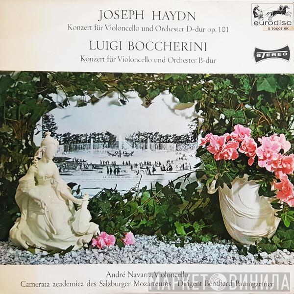 , Joseph Haydn , Luigi Boccherini , André Navarra , Camerata Academica Salzburg  Bernhard Paumgartner  - Cellokonzert D-dur Op. 101 / Cellokonzert B-dur