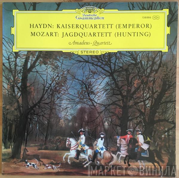 / Joseph Haydn - Wolfgang Amadeus Mozart  Amadeus-Quartett  - Kaiserquartett (Emperor) / Jagdquartett (Hunting)