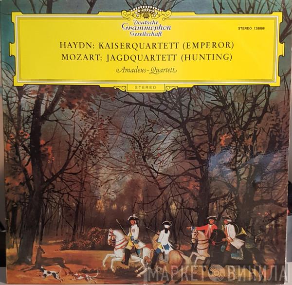 / Joseph Haydn - Wolfgang Amadeus Mozart  Amadeus-Quartett  - Kaiserquartett (Emperor) / Jagdquartett (Hunting)